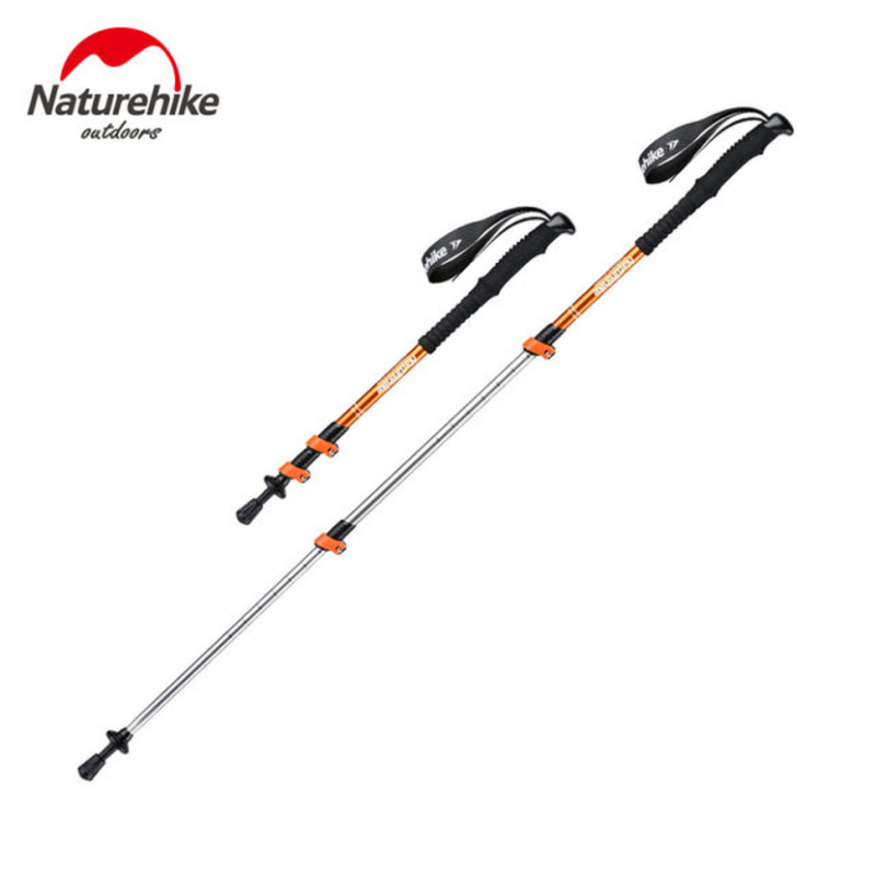 Трекінгова палка Naturehike Women 6061 AL NH17D001-Z 3-секційна 57-120 см алюміній золотистий вага 233 г