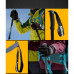 Трекінгова палка Naturehike NH17D017-D 56-120 см чорна вага 230 г 3 секції з регульованою довжиною та анатомічною рукояткою
