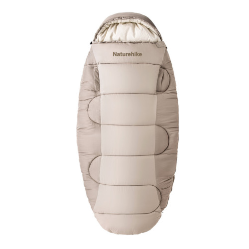 Спальний мішок Naturehike PS200 CNK2350WS026 овальний бежевий легкий 220 х 95 см для весни та осені