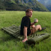 Двосторонній матрац Naturehike CNK2550WS019 65 мм з вбудованим насосом синій макс. навантаження 250 кг вага 1200 г