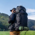 Двосторонній матрац Naturehike CNK2550WS019 65 мм з вбудованим насосом синій макс. навантаження 250 кг вага 1200 г