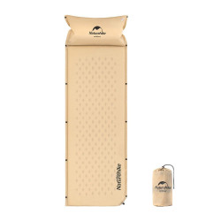 Самонадувний килимок Naturehike NH15Q002-D 25мм бежевий 185х60 см 1 кг 190T поліестер Самонадувний килимок Naturehike NH15Q002-D 25мм бежевий 185х60 см 1 кг 190T поліестер