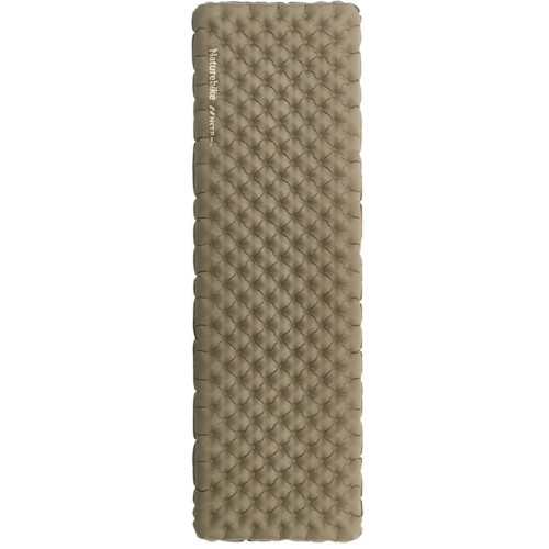 Надувний матрас UL Naturehike CNK2450WS012 196*64 коричневий вага 760 г R-Value 3.2 для кемпінгу і туризму
