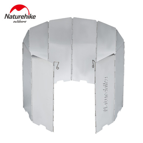 Вітростійкий щиток Naturehike NH 10 NH20CJ008 сталь висота 24 см ширина 8.5 см для туризму