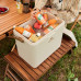Туристичний холодильник Naturehike CNK2300BS011 13 л бежевий вага 1.8 кг ізоляція з 6 сторін антибактеріальне покриття