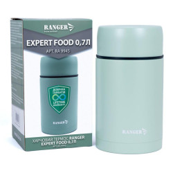 Термос Ranger Expert Food 0.7 L из нержавеющей стали с встроенной миской и сохранением температури до 24 часов Термос Ranger Expert Food 0.7 L из нержавеющей стали с встроенной миской и сохранением температури до 24 часов