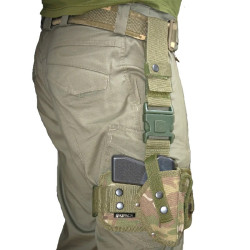 Кобура на стегно Kirasa мультикам Арт.KI283 Cordura 1000D легкий доступ 170 г Кобура на стегно Kirasa мультикам Арт.KI283 Cordura 1000D легкий доступ 170 г