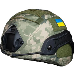 Кавер Kirasa на вухатий шолом піксель L Cordura 1000d з можливістю зміни забарвлення для маскування Кавер Kirasa на вухатий шолом піксель L Cordura 1000d з можливістю зміни забарвлення для маскування