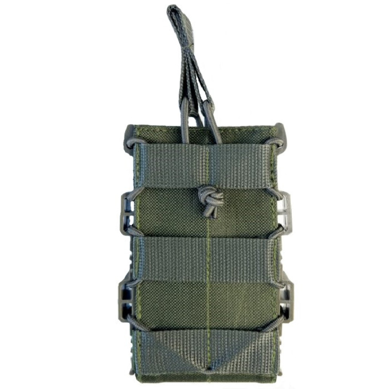 Підсумок відкритий каркасний АК Cordura олива LE2970 система MOLLE водонепроникний розмір 14.5х3х8 см