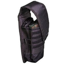 Підсумок для набоїв Kirasa АК подвійний закритого типу чорний Cordura 1000D з системою MOLLE та дренажним отвором Підсумок для набоїв Kirasa АК подвійний закритого типу чорний Cordura 1000D з системою MOLLE та дренажним отвором