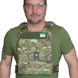 Плитоноска Kirasa мультикам кордура 1000d універсальний розмір система кріплення MOLLE Плитоноска Kirasa мультикам кордура 1000d універсальний розмір система кріплення MOLLE