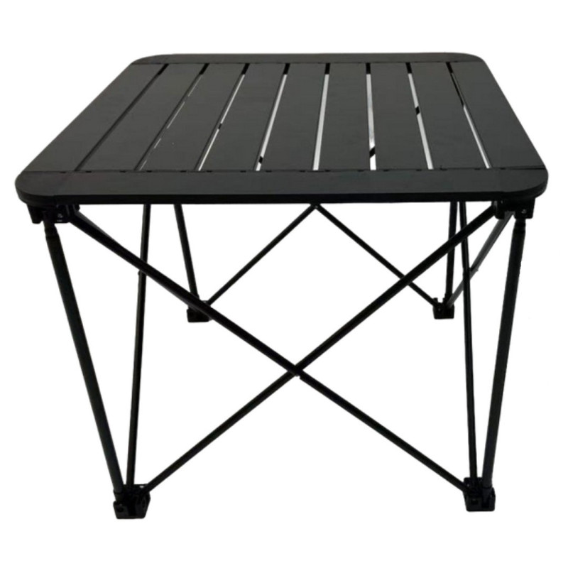 Складаний стіл Ranger Compact Hike 210 легкий чорний на 3-4 осіб з алюмінієвою стільницею та чохлом 30 кг макс. навантаження