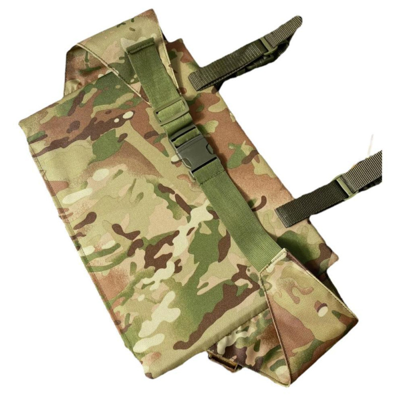 Тактична сидушка Ranger RA8907 мультикам вологостійка 39х28 см товщина 10 мм з кріпленням на фастекси