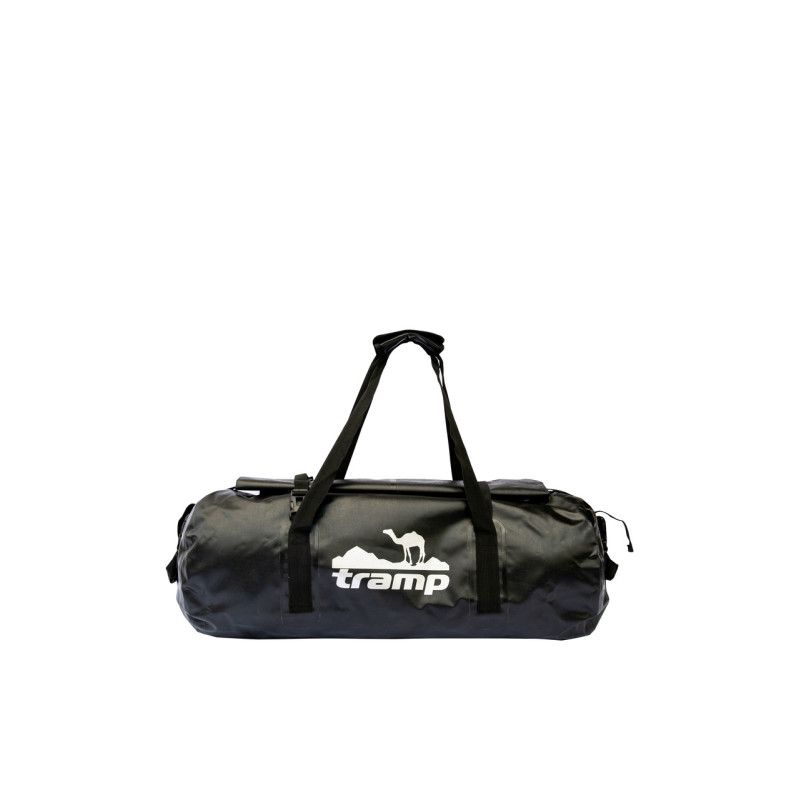 Гермосумка TRAMP PVC black 40 л UTRA-204 водонепроникна прочная с регулируемими ручками и стильним дизайном