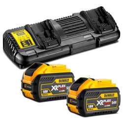 Зарядний пристрій DeWALT DCB132X2 10.8 В 14.4 В 18 В 54 В XR FLEXVOLT 4 А вага 1.2 кг двопортовий Зарядний пристрій DeWALT DCB132X2 10.8 В 14.4 В 18 В 54 В XR FLEXVOLT 4 А вага 1.2 кг двопортовий