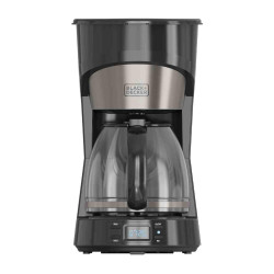 Кавоварка BLACK+DECKER BXCO1002E потужність 1000 Вт об'єм 1.5 л для 12 чашек с функцией программирования Кавоварка BLACK+DECKER BXCO1002E потужність 1000 Вт об'єм 1.5 л для 12 чашек с функцией программирования
