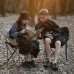 Складне крісло Naturehike NH20JJ022 чорний 600D Oxford Cotton вага 3 кг висота 35 см для активного відпочинку
