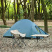 Складне крісло Naturehike NH20JJ022 чорний 600D Oxford Cotton вага 3 кг висота 35 см для активного відпочинку