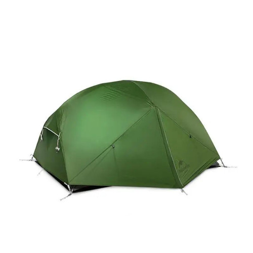 Намет надлегкий двомісний Naturehike Mongar NH17T007-M 210T темно-зелений 2600 г 2 входи водонепроникний футпринт