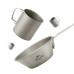 Кружка титановая Naturehike NH20CJ005 200 мл легкая 45 г с складной ручкой розмір 7x6 см