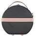 Бьюті-кейс Semi Line T5671-1 Black/Pink 5L из ABS-пластика для авиаперелетов с тремя отделениями