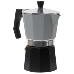 Гейзерна кавоварка Bo-Camp Hillingdon 6-cups об'єм 250 мл алюміній Grey/Black для дому та кемпінгу Гейзерна кавоварка Bo-Camp Hillingdon 6-cups об'єм 250 мл алюміній Grey/Black для дому та кемпінгу