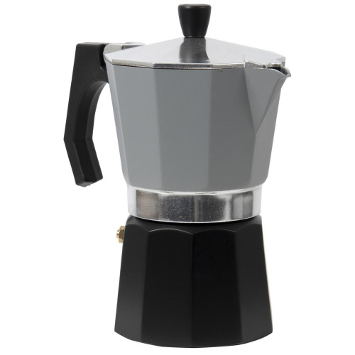 Гейзерна кавоварка Bo-Camp Hillingdon 6-cups об'єм 250 мл алюміній Grey/Black для дому та кемпінгу