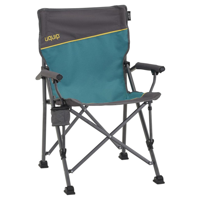 Крісло розкладне Uquip Roxy Blue/Grey максимальне навантаження 120 кг сталевий каркас компактний чохол
