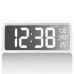Годинники настінні Technoline WS8130 White LED дисплей електронний механізм розміри 340x130 мм автоматичне підсвічування