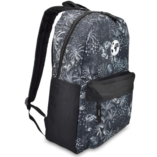 Рюкзак міський Semi Line 17 Black Print J4686-1 об'єм 17 л водонепроникний 600D Polyester PVC
