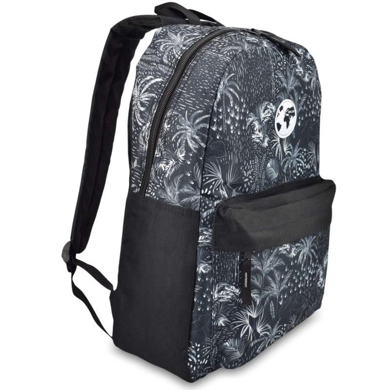 Рюкзак міський Semi Line 17 Black Print J4686-1 об'єм 17 л водонепроникний 600D Polyester PVC