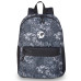 Рюкзак міський Semi Line 17 Black Print J4686-1 об'єм 17 л водонепроникний 600D Polyester PVC