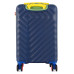 Валіза Semi Line T5807-1 Blue 20 дюймів об'єм 41 л вага 2.58 кг з кодовим замком та 4 колесами