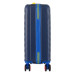 Валіза Semi Line T5807-1 Blue 20 дюймів об'єм 41 л вага 2.58 кг з кодовим замком та 4 колесами