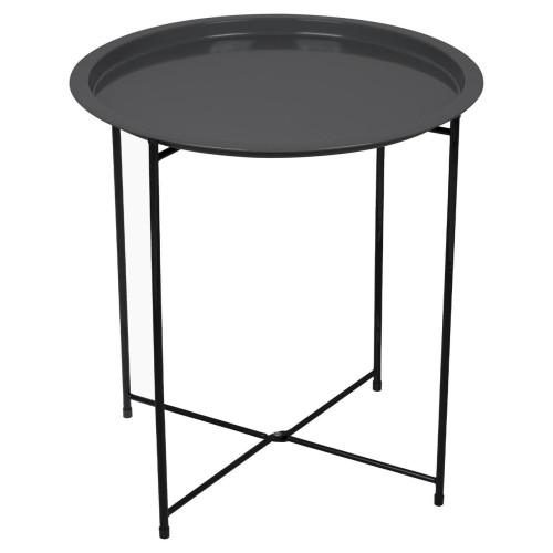 Стіл Bo-Camp Harlem 46x46 cm Black максимальне навантаження 15 кг складний каркас для кемпінгу та відпочинку на природі