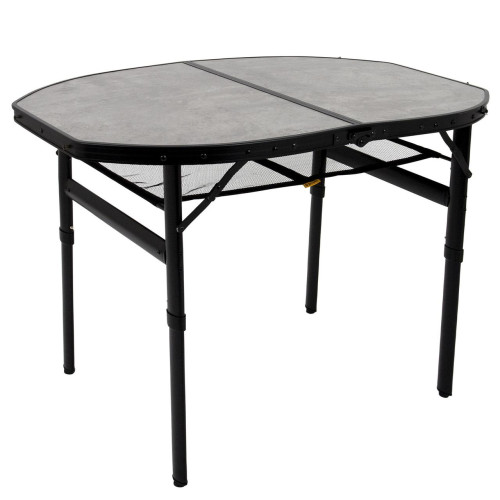 Стіл Bo-Camp Northgate 100x70 см Black/Grey максимальне навантаження 30 кг легкий алюмінієвий каркас висота 36/70 см