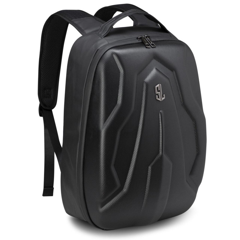 Рюкзак міський Semi Line USB 16 Black об'єм 16 л водостійкий матеріал 1680D Polyester PU USB-вихід для підзарядки