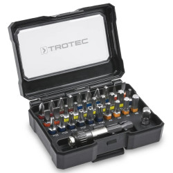 Набір біт Trotec PSCS Screwdriver 32 pieces Bit Set S2 сталь з адаптером та тримачем для швидкої заміни біт Набір біт Trotec PSCS Screwdriver 32 pieces Bit Set S2 сталь з адаптером та тримачем для швидкої заміни біт