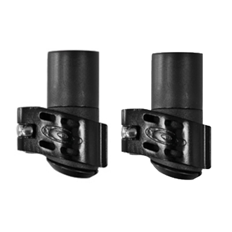 Затискач Gabel U-Lock 14/12 mm алюмінієвий чорний надійна фіксація для трекінгу лижного катання активного відпочинку