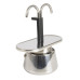 Гейзерна кавоварка Bo-Camp Stainless Steel 2-cups Silver об’єм 100 мл для кемпінгу та туризму