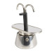 Гейзерна кавоварка Bo-Camp Stainless Steel 2-cups Silver об’єм 100 мл для кемпінгу та туризму