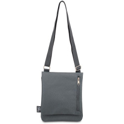Сумка через плече Semi Line 2 Grey (L2042-3) 2 л водовідштовхувальний 600D Polyester регульований ремінь Сумка через плече Semi Line 2 Grey (L2042-3) 2 л водовідштовхувальний 600D Polyester регульований ремінь
