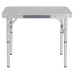 Стіл Bo-Camp Premium 56x34 Grey термостійка та водостійка стільниця максимальне навантаження 25 кг