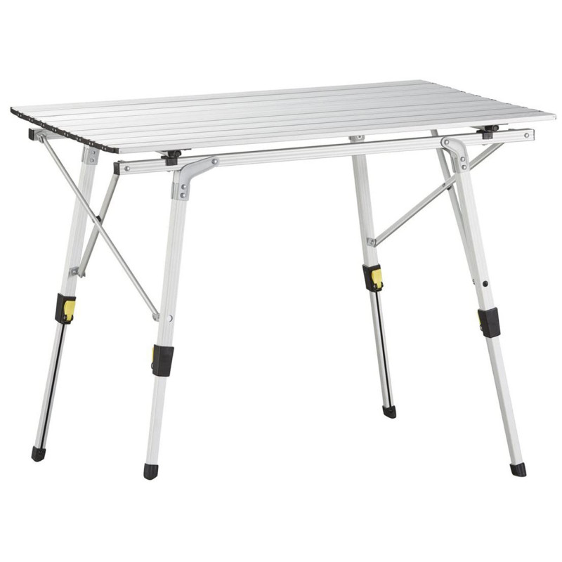 Стіл Uquip Variety M Grey алюмінієвий з регулюванням висоти 45-69 см та максимальним навантаженням 30 кг