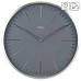 Годинник настінний Technoline WT7215 Grey діаметр 290 мм безшумний кварцовий механізм стильний дизайн