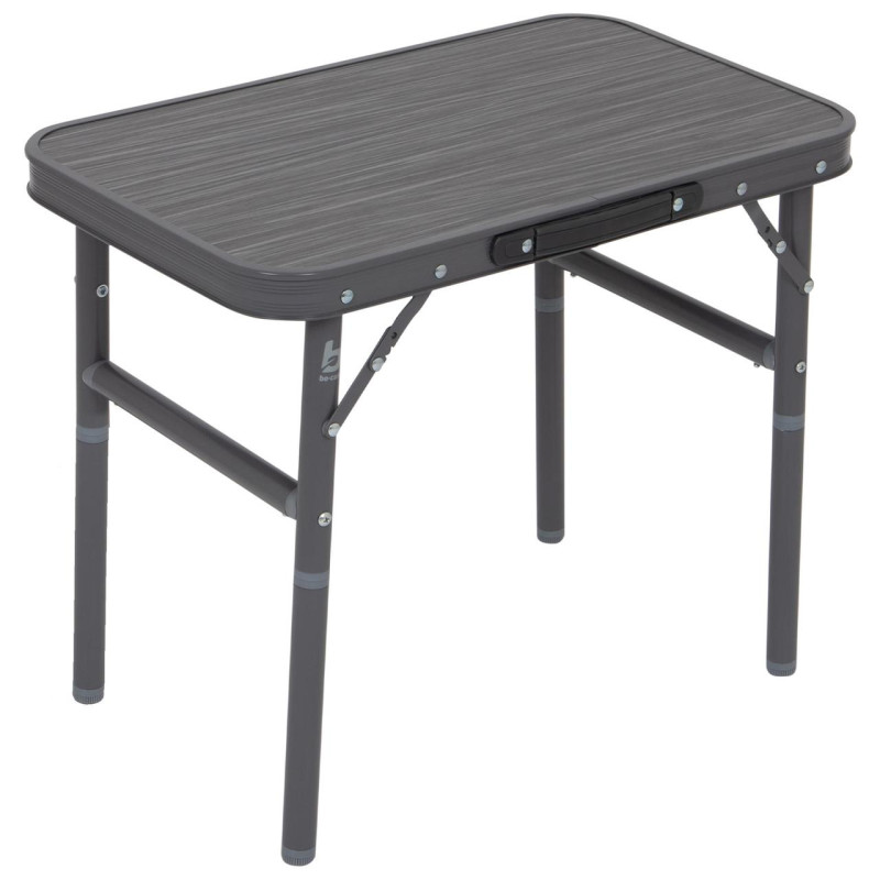 Стіл Bo-Camp Logan 56x34 см Grey алюмінієвий регульована висота 24/46 см компактний для кемпінгу