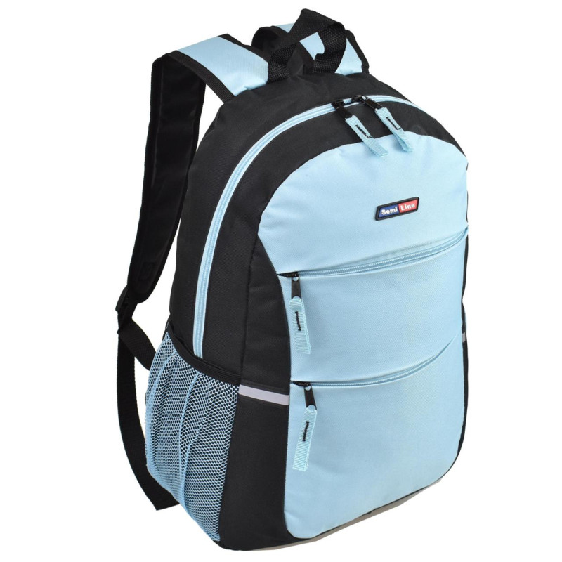 Рюкзак міський Semi Line 18 J4679-4 об'єм 18 л матеріал 600D Polyester світловідбиваючі елементи водонепроникне покриття