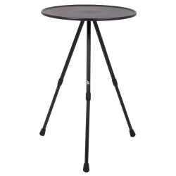 Стіл Bo-Camp Sawtelle 37x37 cm Black регульована висота 36-55 см легка вага 0.8 кг для кемпінгу та дому Стіл Bo-Camp Sawtelle 37x37 cm Black регульована висота 36-55 см легка вага 0.8 кг для кемпінгу та дому