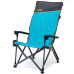 Крісло Uquip Barry Blue/Grey (244050) розкладне 200 кг максимальне навантаження сталь легке складання