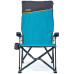 Крісло Uquip Barry Blue/Grey (244050) розкладне 200 кг максимальне навантаження сталь легке складання